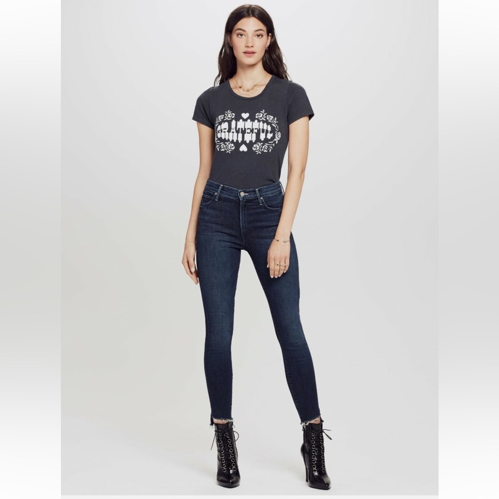 MOTHER Jean The Stunner Ankle Step Fray